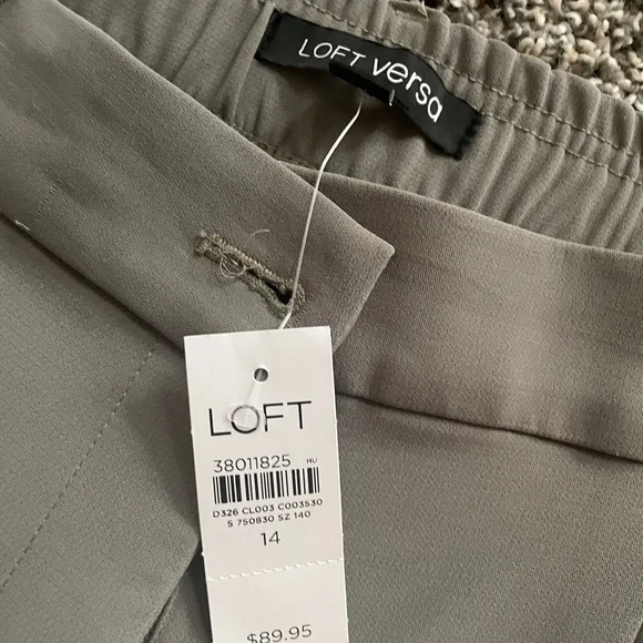 💚 LOFT Versa Olive Wide-Leg Pants 💚 - Picture 5 of 8